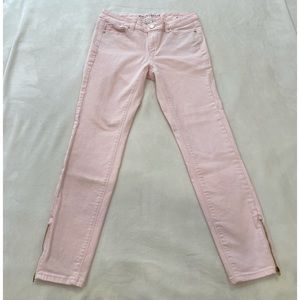 White House Black Market Pink Skinny Jeans